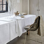 Tablecloth Voyage Iconique White 68"x68" 100% cotton, , hi-res image number 1