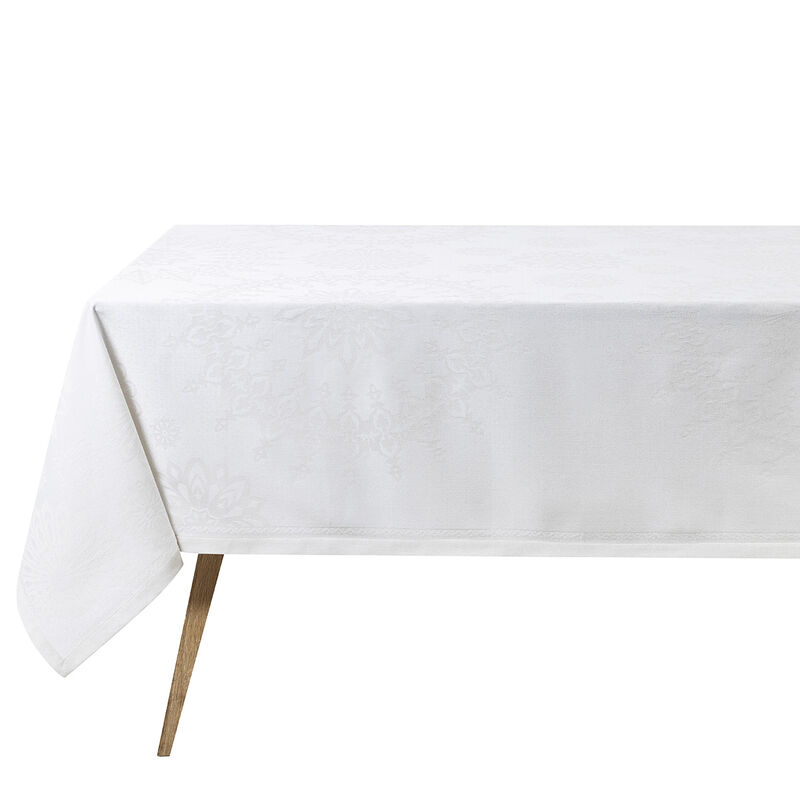 Tablecloth Lumières d'étoiles Diamant White 166x175 85% Cotton, 11% Viscose, 4% Polyester, , hi-res image number 4