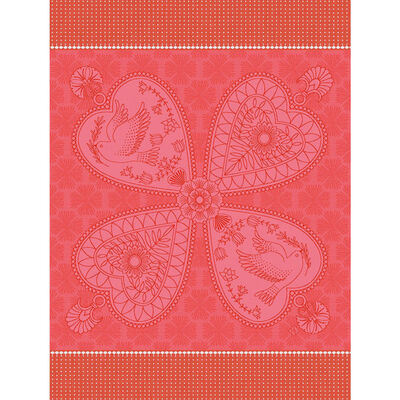 Tea towel Peace & Love Cotton
