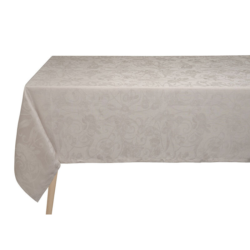 Tablecloth Tivoli Beige 69"x69" 100% linen, , hi-res image number 1