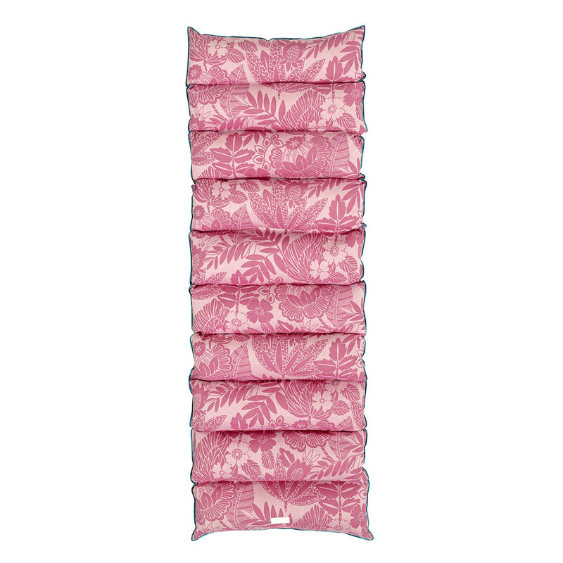 Sun lounger cushion Barbarde Pink 24"x75" 100% cotton, , hi-res image number 1