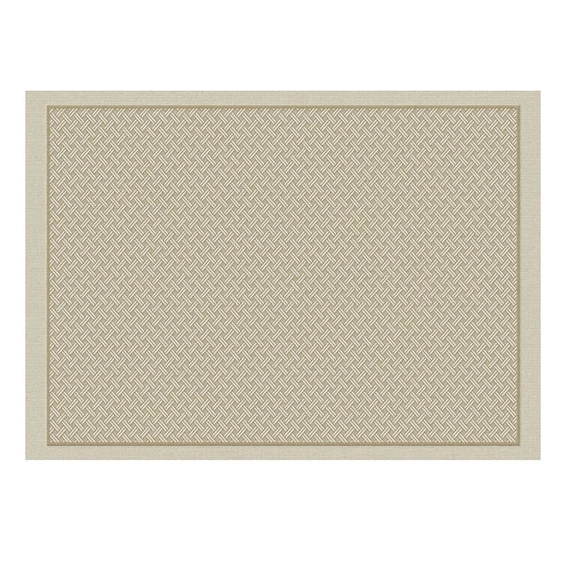 Coated placemat Osmose Tressage Cork 20"x14" 100% cotton, , hi-res image number 0