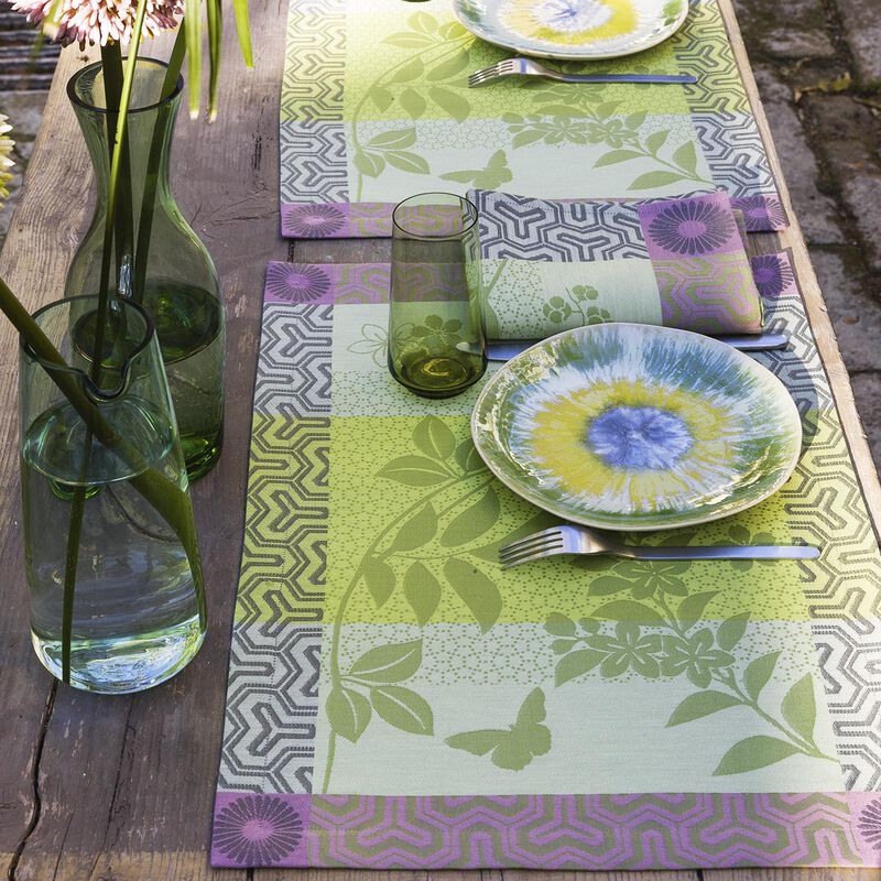 Placemat Asia mood Almond 54x38 100% cotton, , hi-res image number 0