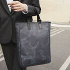 Hand-carried bag Parc Blue  100% cotton, acrylic coating. Garnish: Cattle leather, , hi-res image number 2