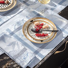 Placemat À l'orangerie Blue 20"x14" 100% linen, , hi-res image number 0