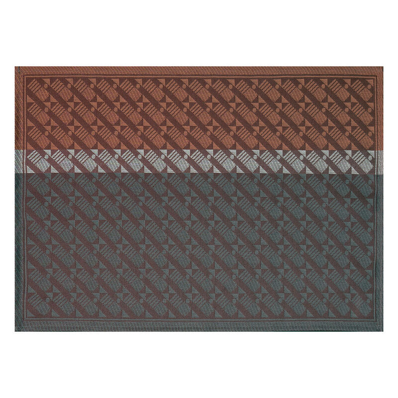 Coated placemat Veine Graphique Red 50x36 100% cotton, , hi-res image number 1