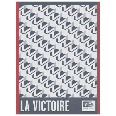 Tea towel Arc Victoire Blue 24"x31" 100% cotton,  Tea towel Arc Victoire Blue 24"x31" 100% cotton