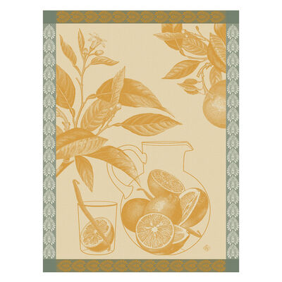 Tea towel Eaux d'agrumes Cotton