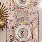 Runner Campagne Pink 20"x59" 50% cotton - 50 % linen, , hi-res image number 0