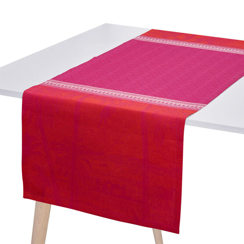 Runner Croisière sur le Nil Orchid 20"x59" 100% linen, , hi-res image number 0