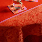 Coated tablecloth Voyage Iconique Red 69"x69" 100% cotton, , hi-res image number 1