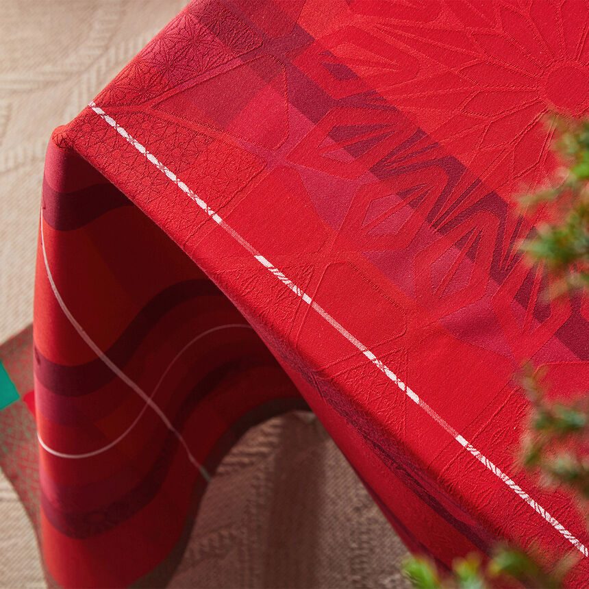 Small square Hiver en Ecosse Kilt 47"x47" 100% cotton, , hi-res image number 2