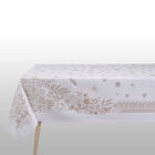 Tablecloth Haute Couture Gold 69"x98" 47% linen/ 43% cotton/ 10% polyester, , hi-res image number 1