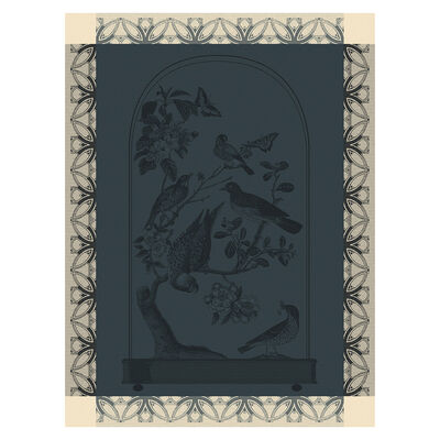 Tea towel Curiosit&eacute;s Animales Cotton