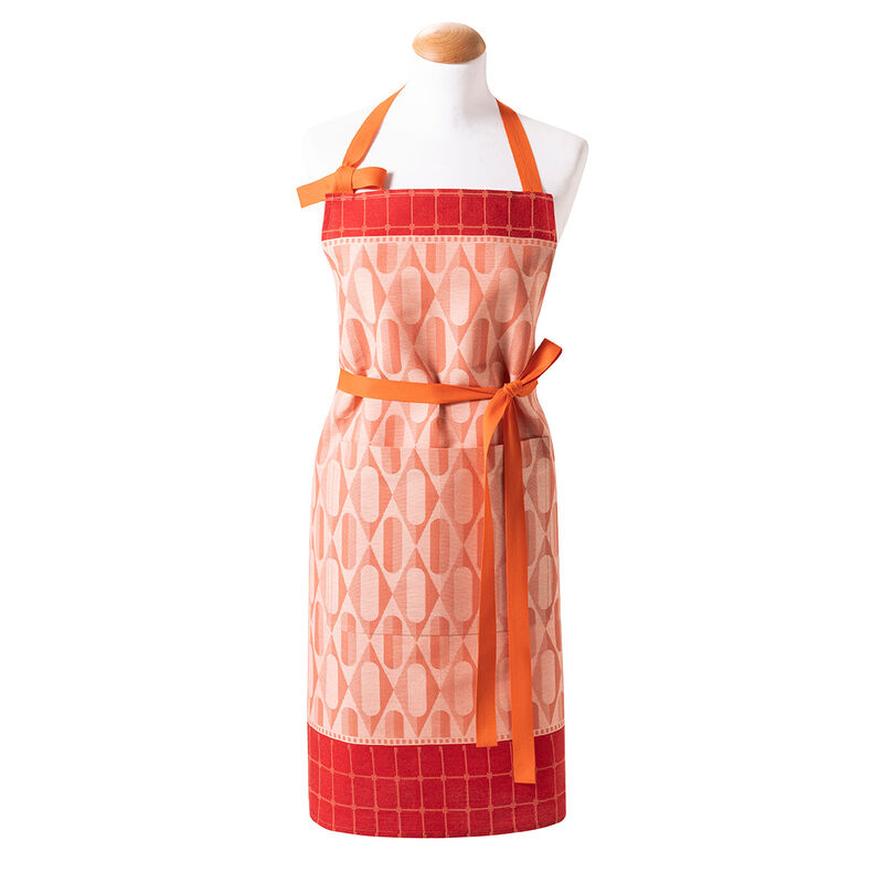 Apron Pâtisseries Françaises Pink 31"x38" 100% cotton, , hi-res