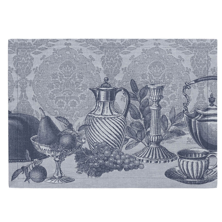 Placemat Festin Blue 20"x14" 100% cotton, , hi-res image number 1