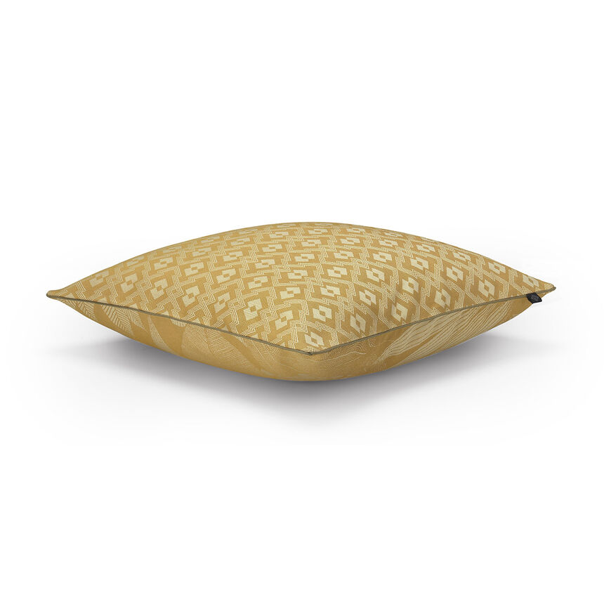 Cushion cover Nature Sauvage Yellow 20"x12" 100% cotton, , hi-res image number 3