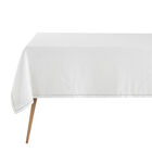 Tablecloth Nuances White 150x150 50% cotton - 50 % linen, , hi-res image number 1