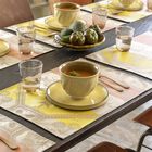 Coated placemat Hacienda Beige 50x36 100% cotton, , hi-res image number 0