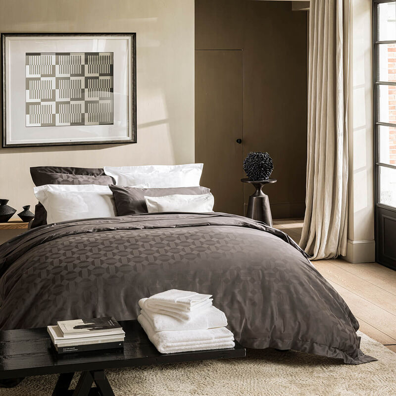 Serviette de toilette Palacio Blanc 50x100 100% coton, , hi-res image number 1