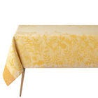 Tablecloth Jardin d'Eden Yellow 69"x69" 100% cotton, , hi-res image number 1
