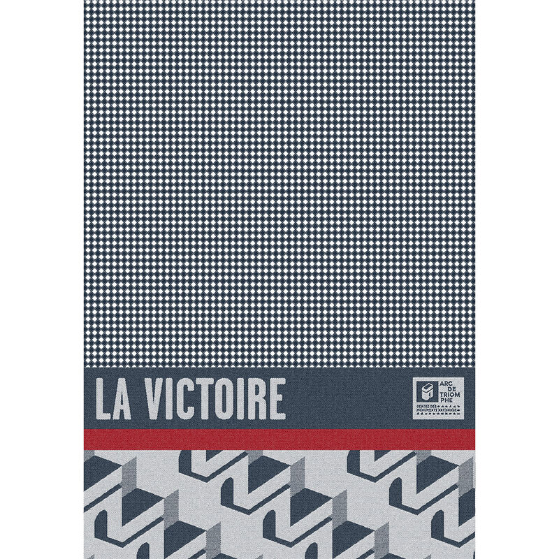 Hand towel Arc Blue 21"x15" 100% cotton, , hi-res