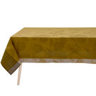 Tablecloth Souveraine  Gold 69"x69" 100% linen, , hi-res image number 1