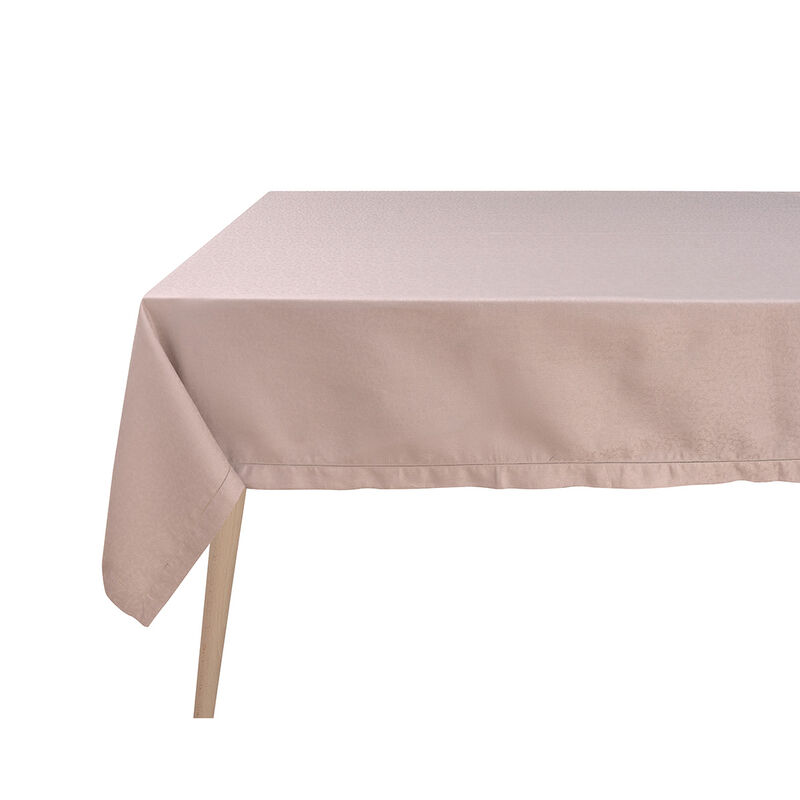 Tablecloth Portofino Fiori Beige Ø240 100% linen, , hi-res image number 1