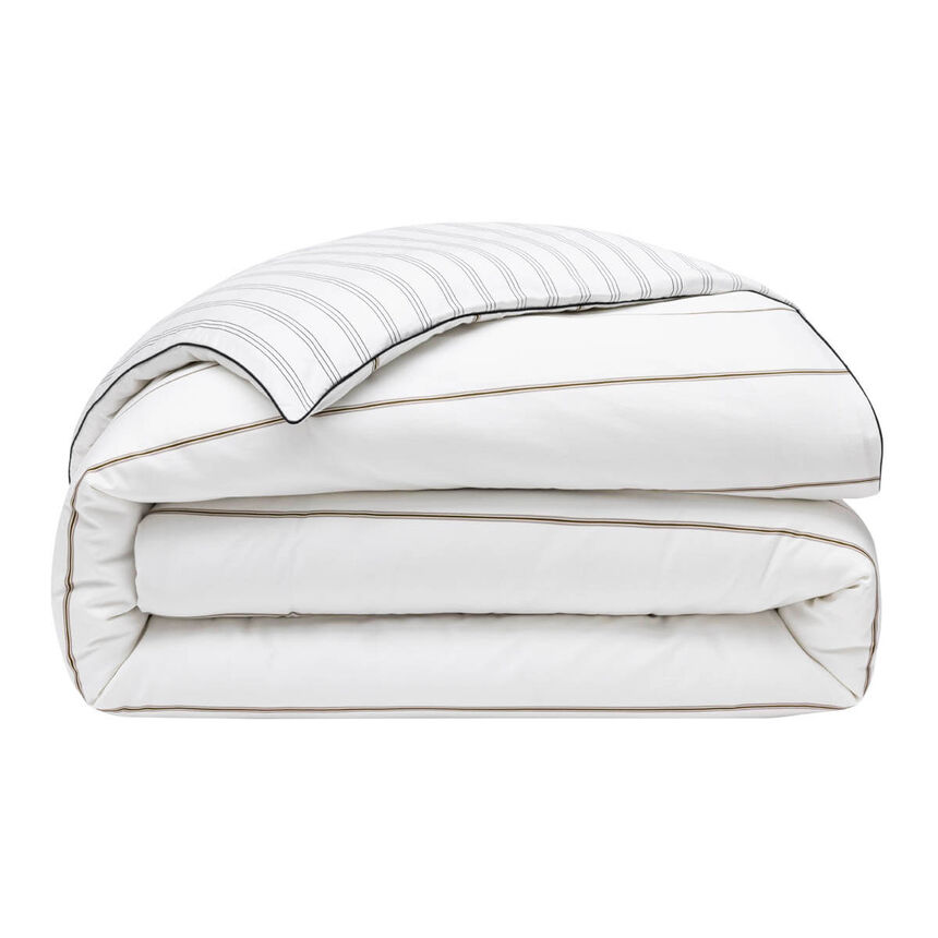 Duvet cover Savile row Beige 173X218 100% cotton, , hi-res image number 5