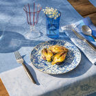 Napkin Instant Bucolique Blue 23"x23" 100% linen, , hi-res image number 0