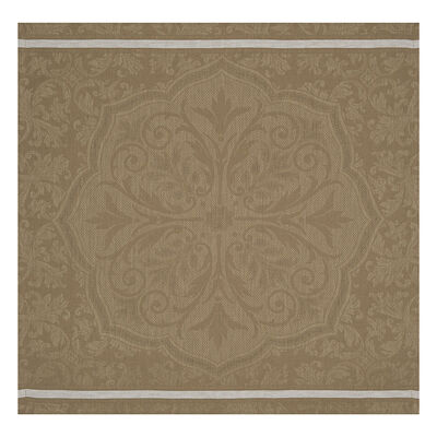 Napkin Armoiries Brown 23"x23" 100% linen