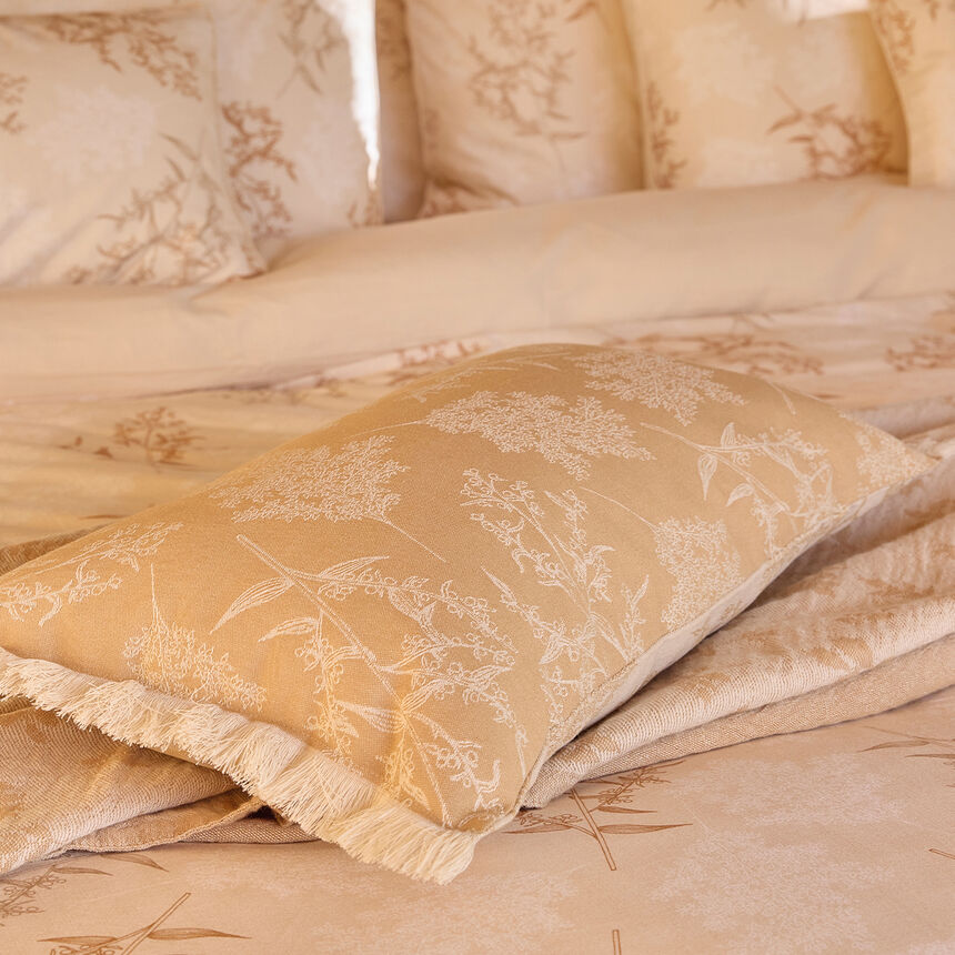 Cushion cover Champ&ecirc;tre Beige 50x50 100% cotton, , hi-res image number 2