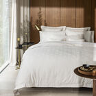 Duvet cover Victoria Beige 106"X92"King 50% cotton - 50 % linen, , hi-res image number 0