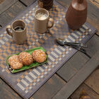 Coated placemat Origin Rythme Brown 20"x14" 100% cotton, , hi-res image number 1