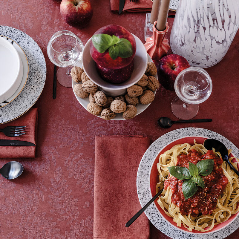 Napkin Vegetal mood Red 20"x20" 100% cotton, , hi-res image number 2