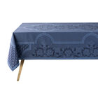 Tablecloth Palais Vénitien Blue 47"x47" 100% cotton, , hi-res image number 0
