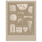 Tea towel Fromages Beige 24"x31" 100% cotton, , hi-res image number 1