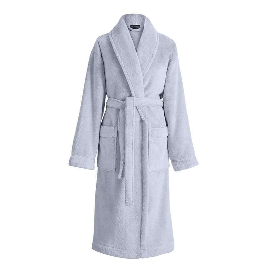 Robe Caresse Cloud grey Large 100% cotton, , hi-res image number 0