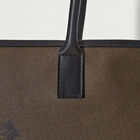 Shoulder bag Perchoir Marron  100% cotton, acrylic coating. Garnish: Cattle leather, , hi-res image number 5