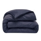 Duvet cover Flora Dark blue 88"X92"Queen 100% cotton, , hi-res image number 1