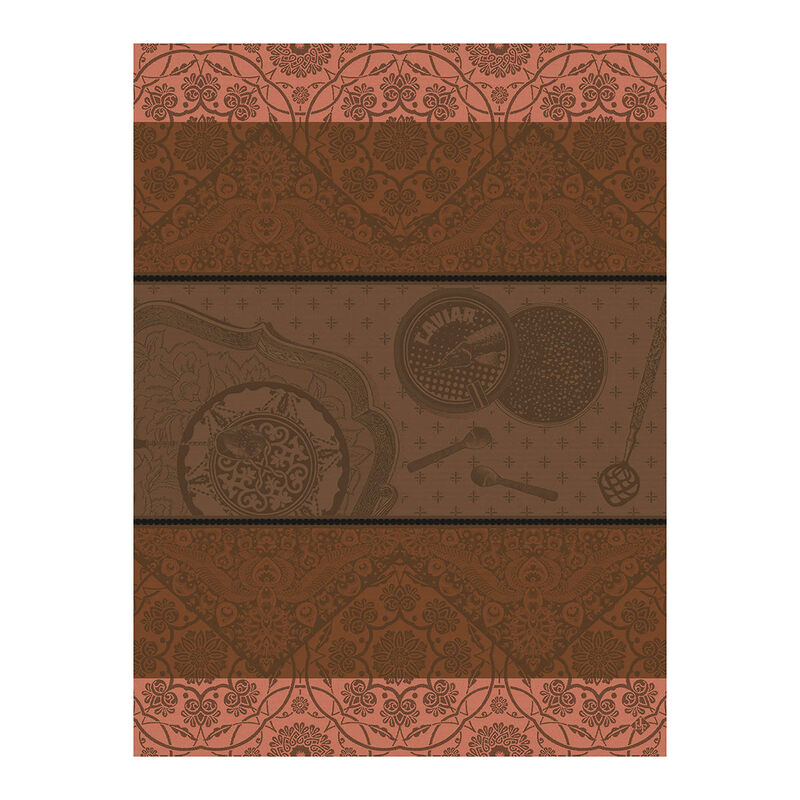 Tea towel Tsar Brown 24"x31" 100% cotton, , hi-res image number 0