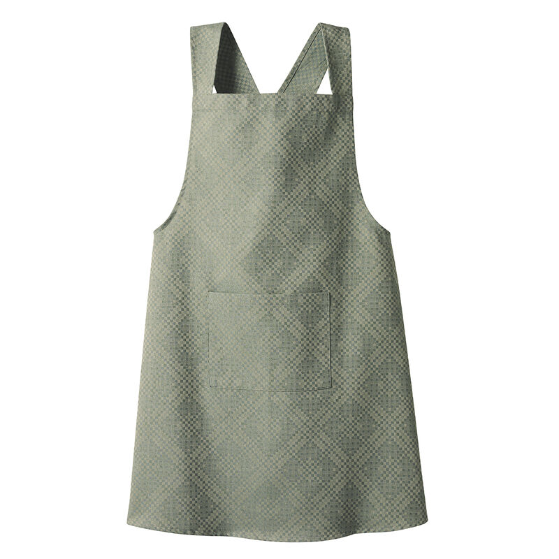 Apron Essentiel Graphique Green 32"x53" 100% cotton, , hi-res image number 0