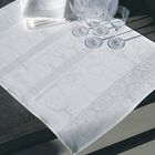 Crystal towel Cristal White 24"x31" 100% linen, , hi-res image number 1