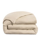 Duvet cover Portofino Beige 88"X92"Queen 100% cotton, , hi-res image number 0