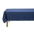 Tablecloth Vegetal mood Blue 150x150 100% cotton, , hi-res image number 1