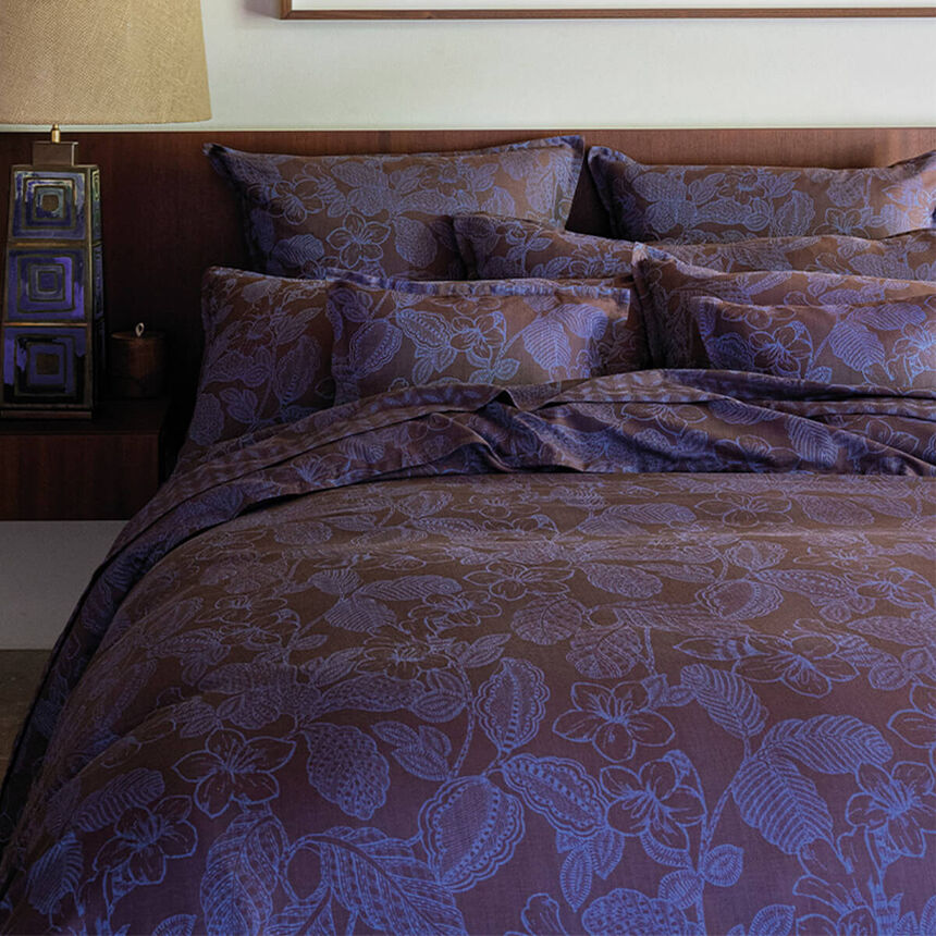 Duvet cover Sulawesi Blue 173X218 100% cotton, , hi-res image number 1