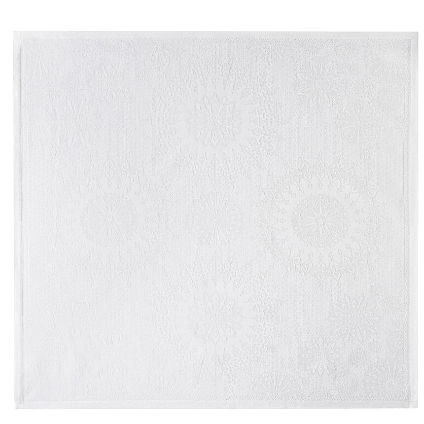 Tablecloth Lumi&egrave;res d'&eacute;toiles Diamant  White 166x175 85% Cotton, 11% Viscose, 4% Polyester, , hi-res image number 5
