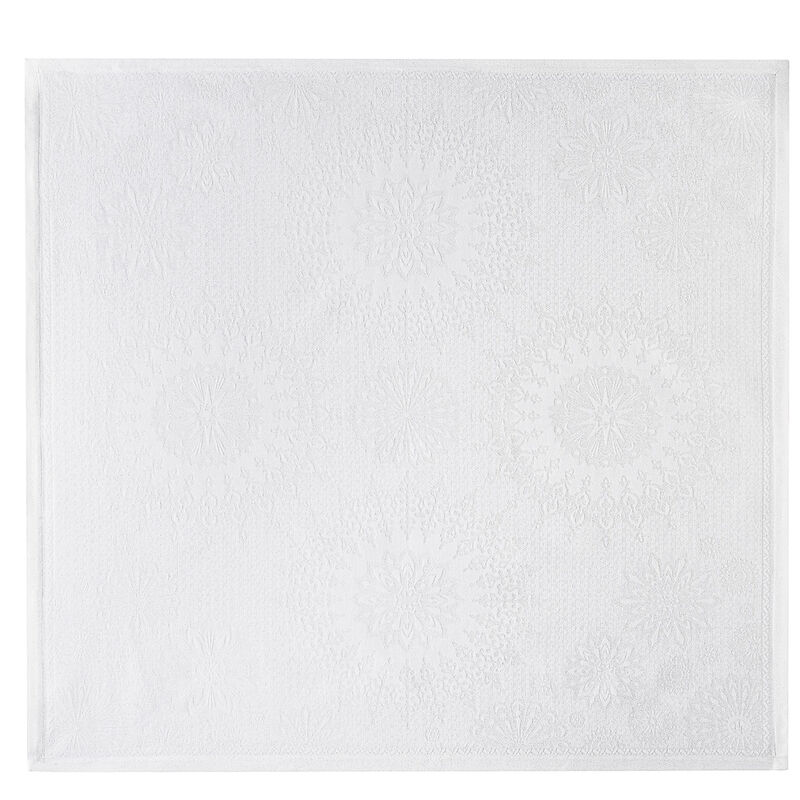 Tablecloth Lumières d'étoiles Diamant White 166x175 85% Cotton, 11% Viscose, 4% Polyester, , hi-res image number 5