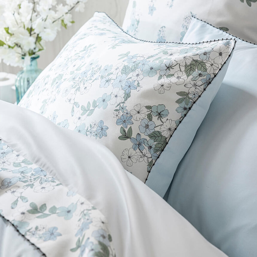 Pillowcase Manuka Blue  100% cotton, , hi-res image number 5