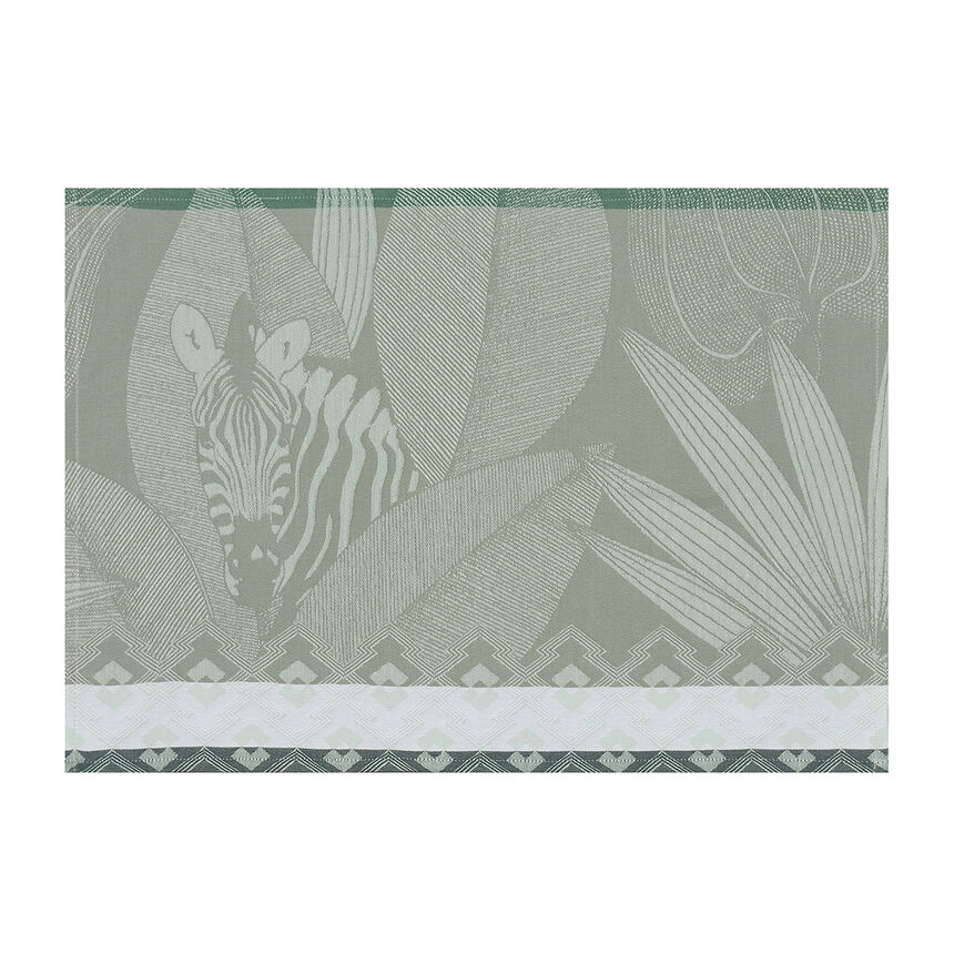 Placemat Nature Sauvage Green 50x36 100% cotton, , hi-res image number 1